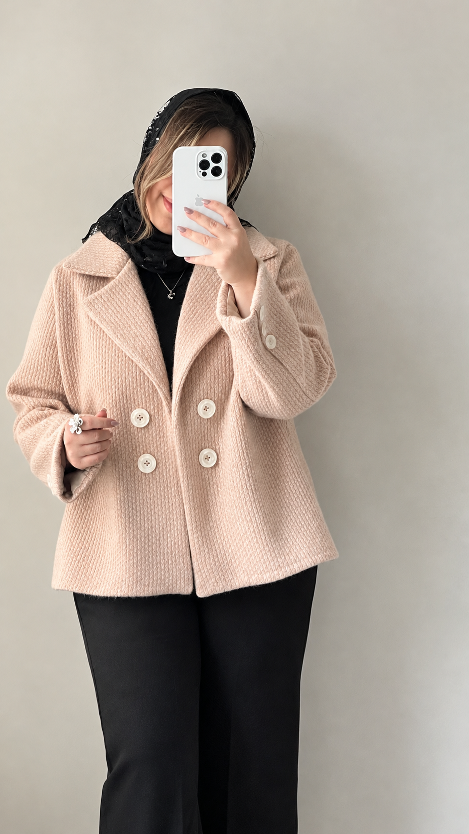 کت کوتاه گرم فری سایز آذین
